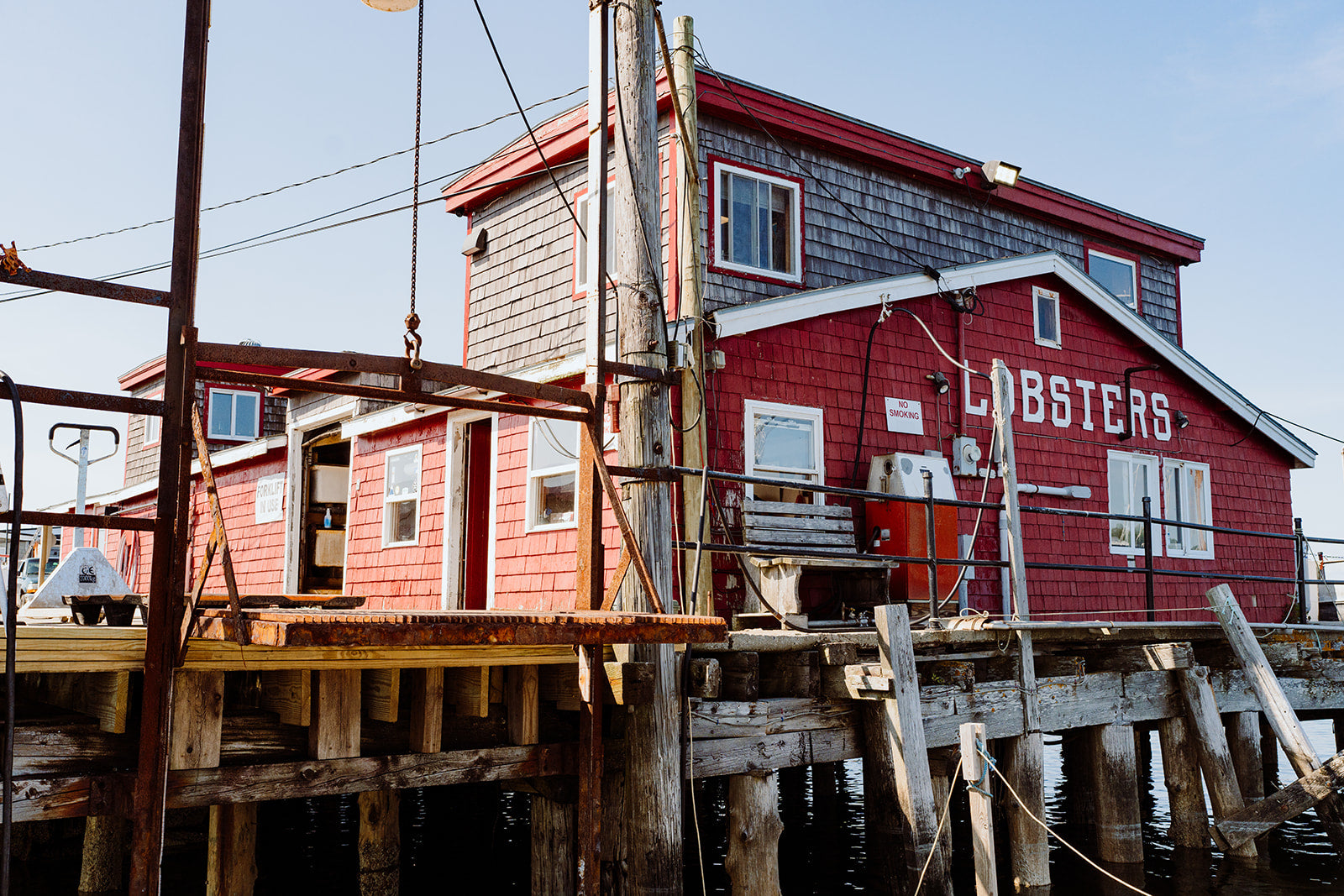 Cook’s Lobster Pound and the Bailey Island working waterfront.
