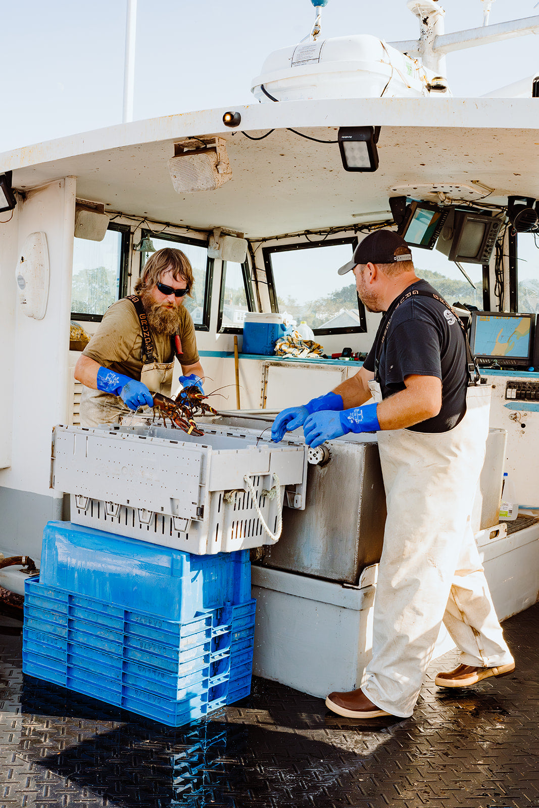 Cook’s Lobster Pound and the Bailey Island working waterfront.